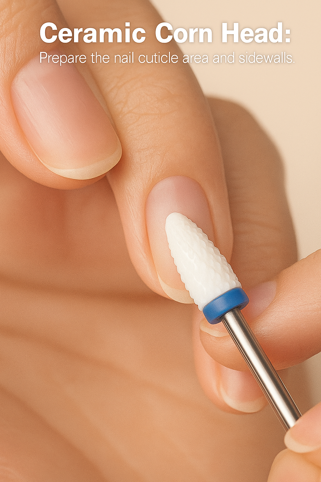 13-Piece Professional Ceramic Nail Drill Bit Set – High-Precision Tools for Acrylic & Gel Nails